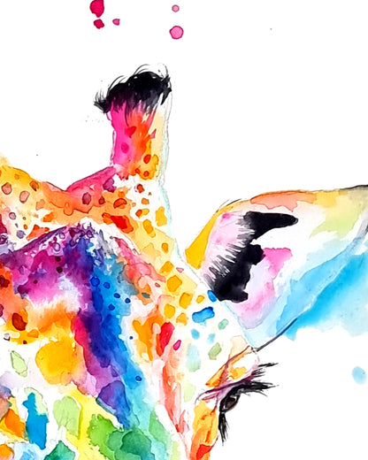 Giraffe in bunt - Soraya