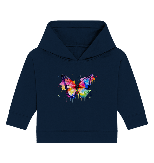 Motiv farbenfroher Schmetterling - Baby Organic Hoodie