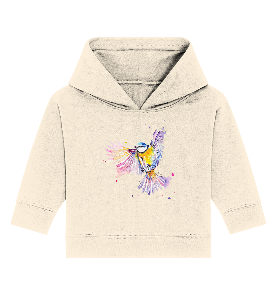 Motiv Blaumeise - Baby Organic Hoodie