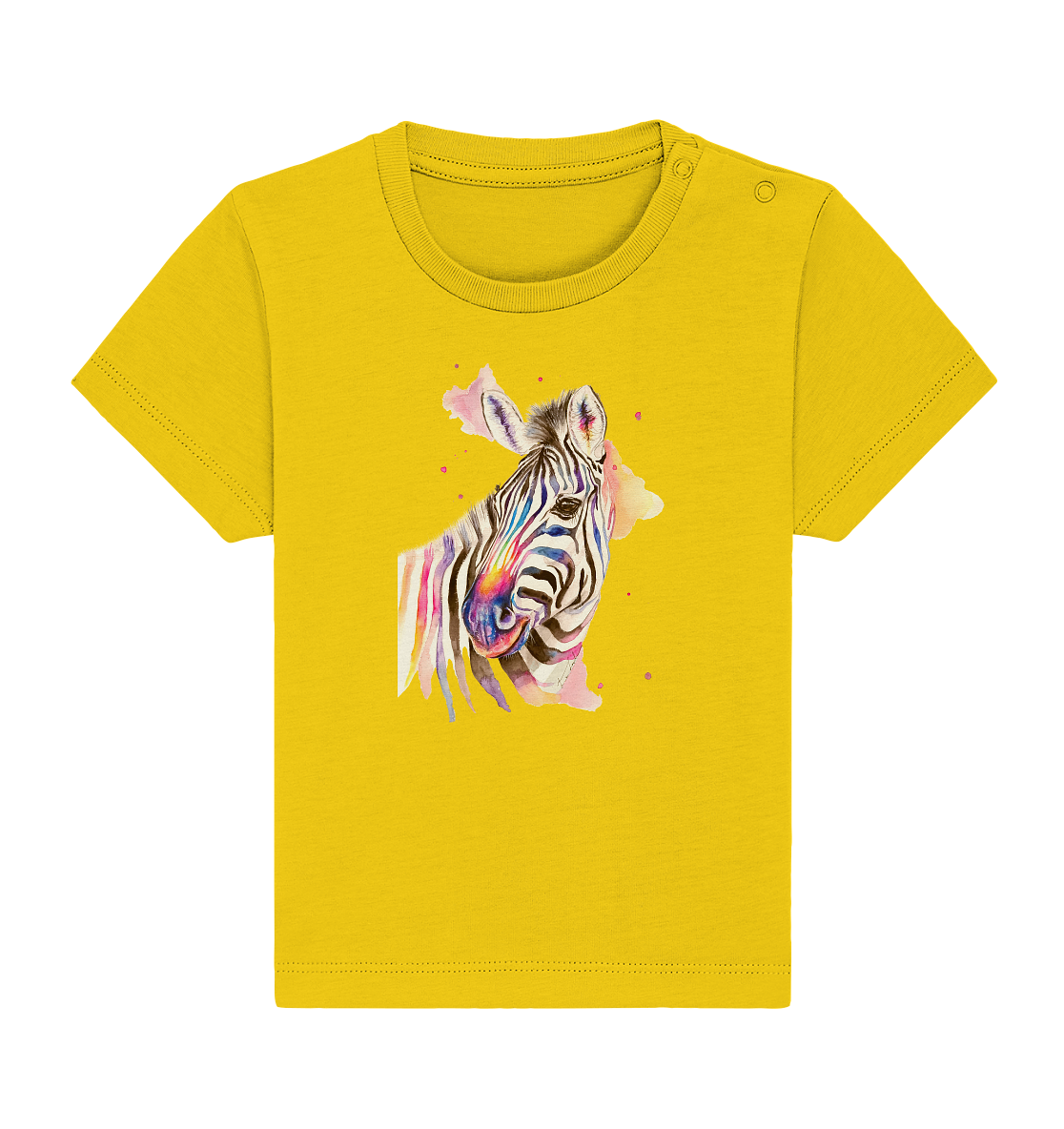 Buntes Zebra - Baby Organic Shirt