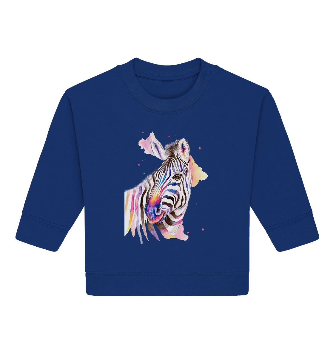 Buntes Zebra - Baby Organic Sweatshirt