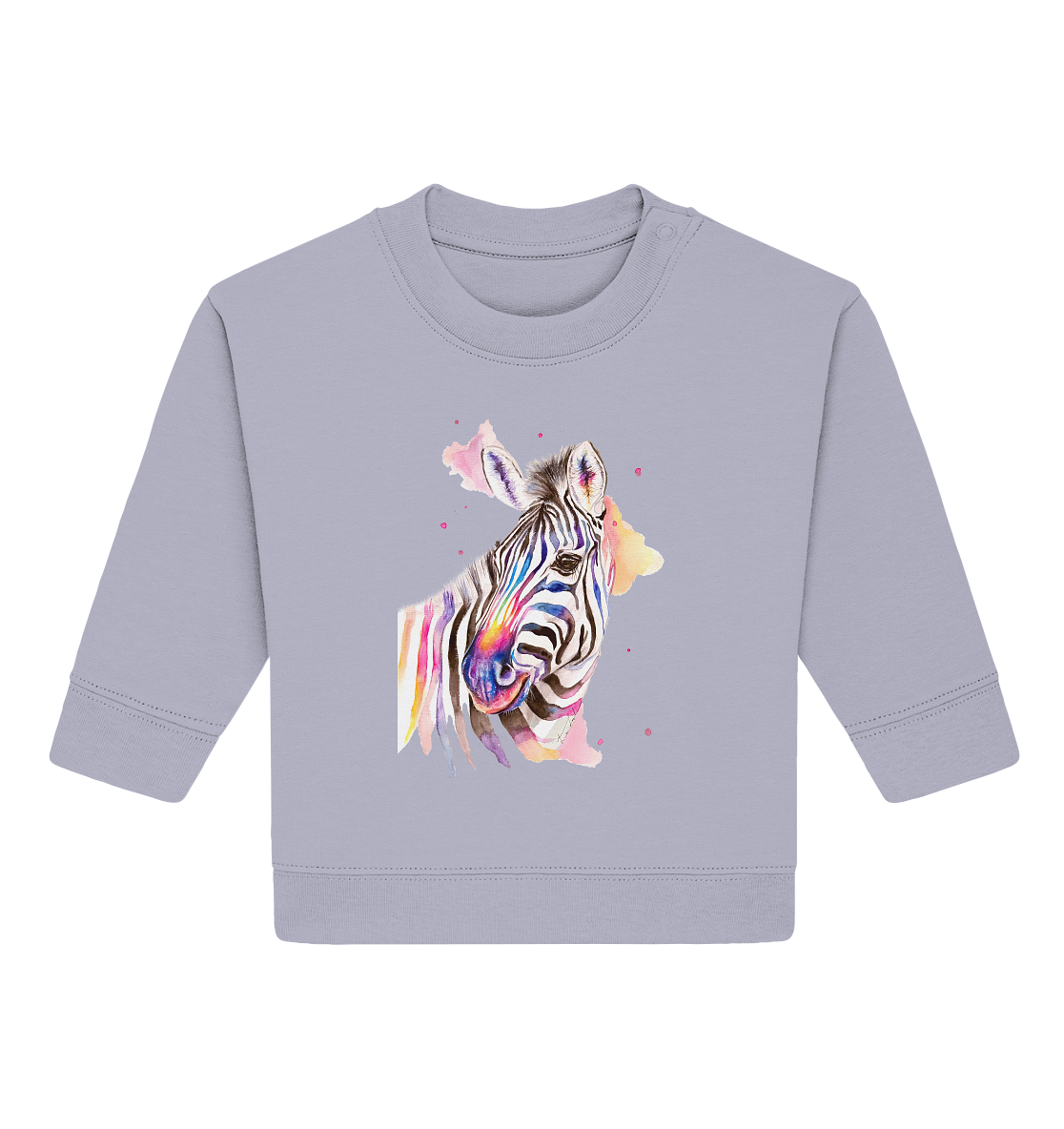 Buntes Zebra - Baby Organic Sweatshirt