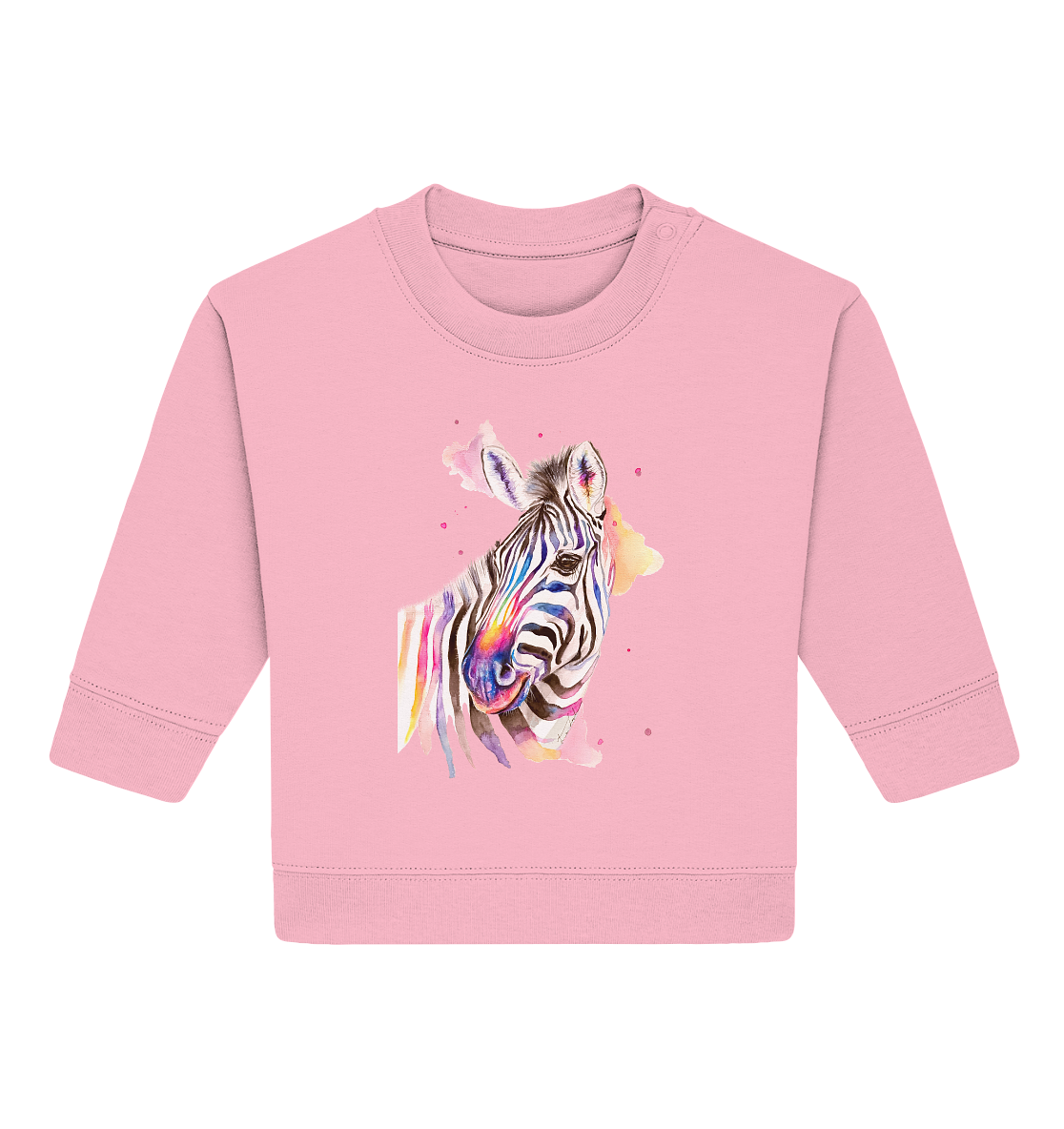 Buntes Zebra - Baby Organic Sweatshirt