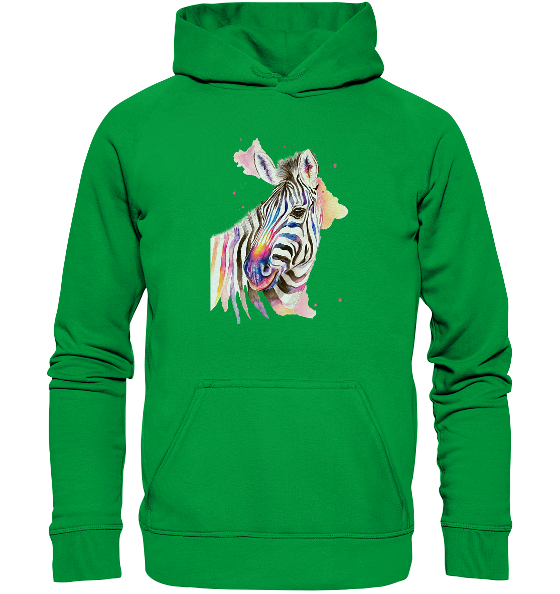 Buntes Zebra - Basic Unisex Hoodie