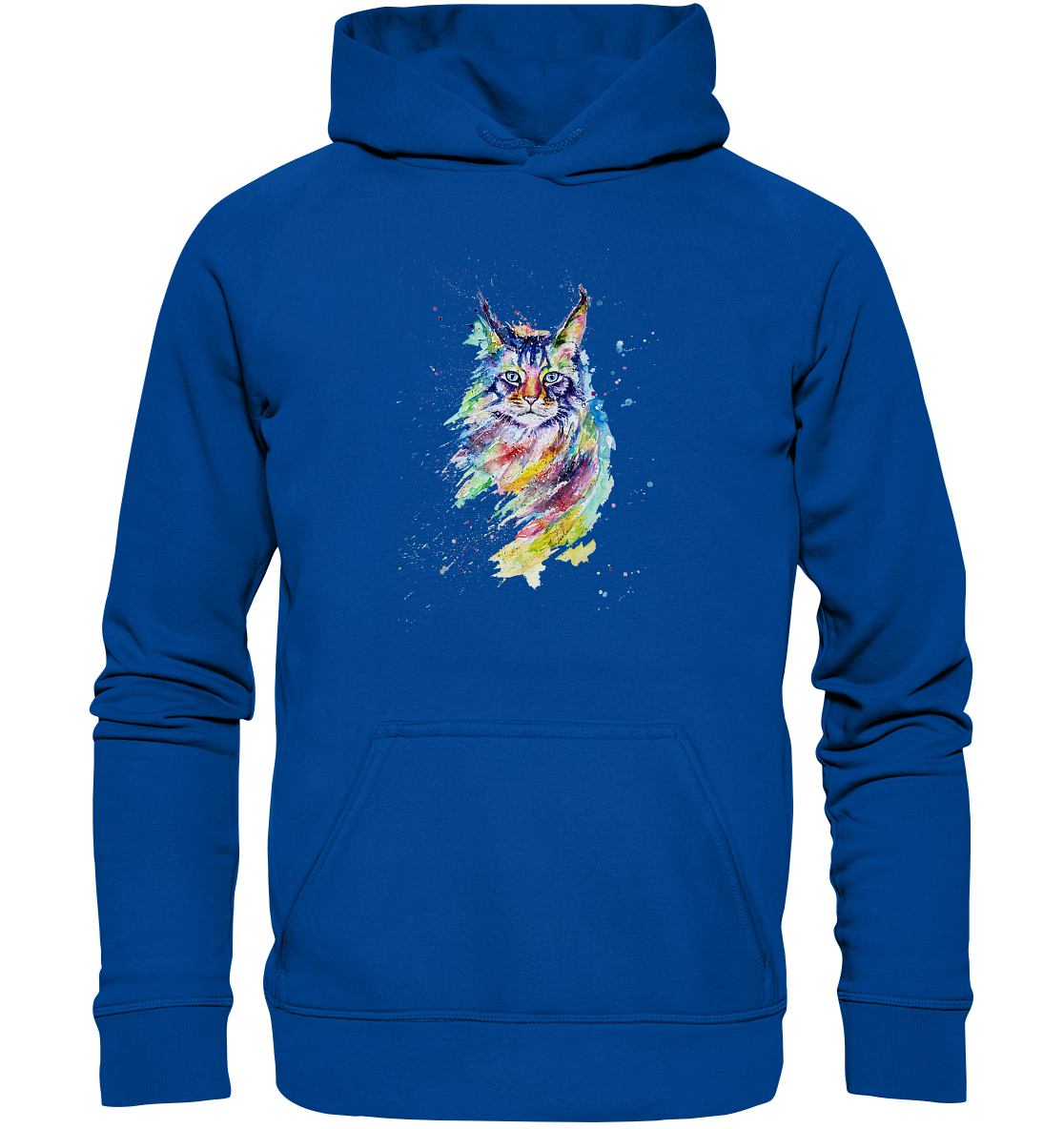 Bunte Katze - Basic Unisex Hoodie