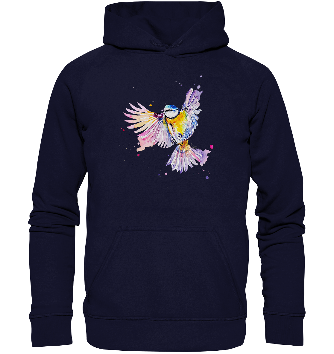 Motiv Blaumeise - Basic Unisex Hoodie