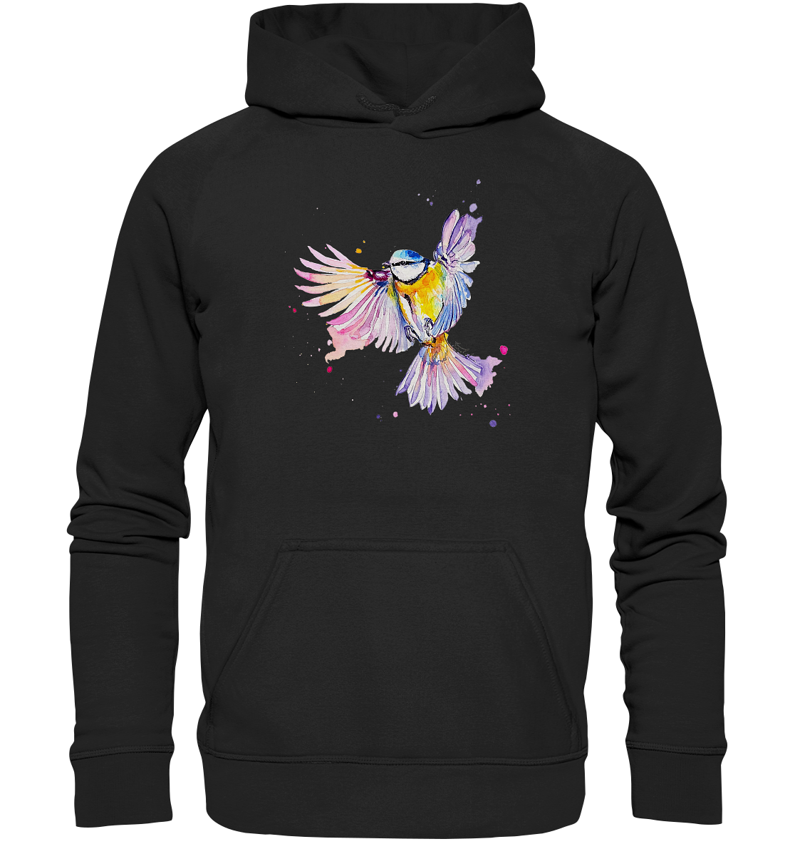 Motiv Blaumeise - Basic Unisex Hoodie