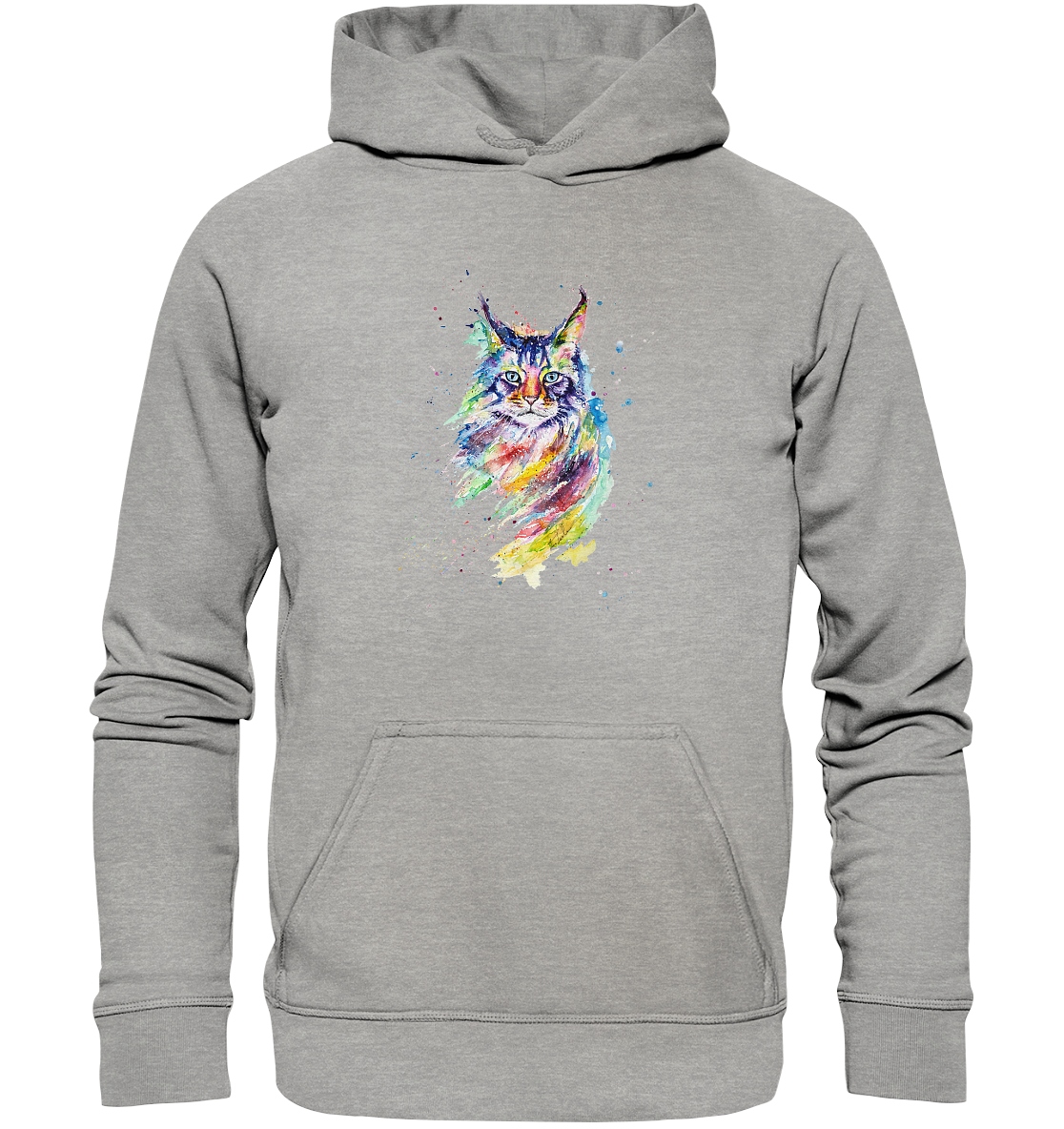 Bunte Katze - Basic Unisex Hoodie