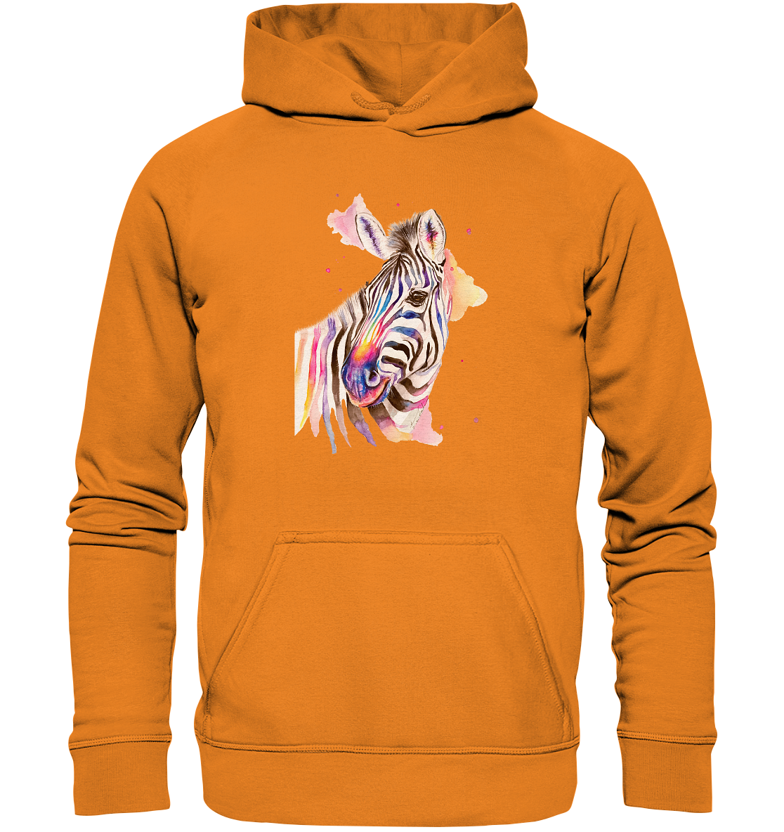 Buntes Zebra - Basic Unisex Hoodie