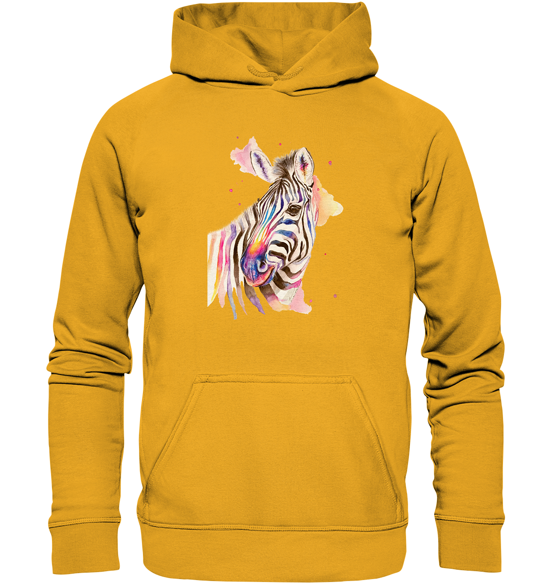 Buntes Zebra - Basic Unisex Hoodie