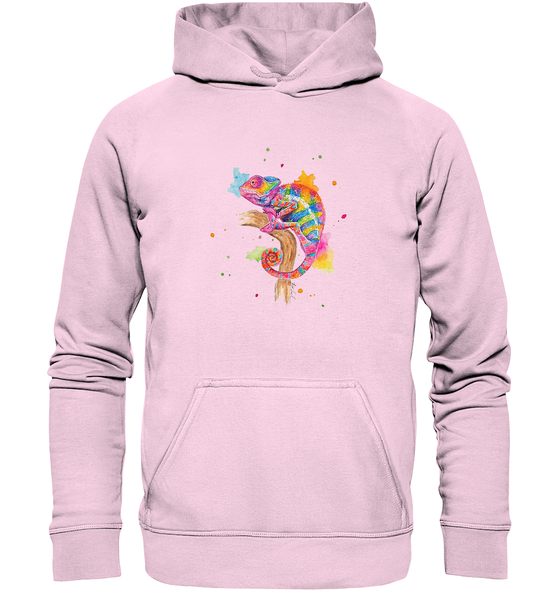 Buntes Chamäleon  - Basic Unisex Hoodie