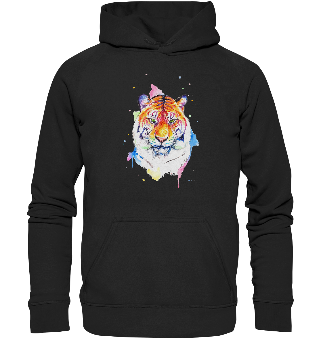 Bunter Tiger - Basic Unisex Hoodie XL