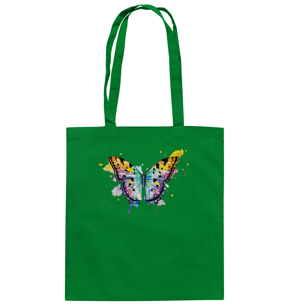 Bunter Schmetterling - Baumwolltasche