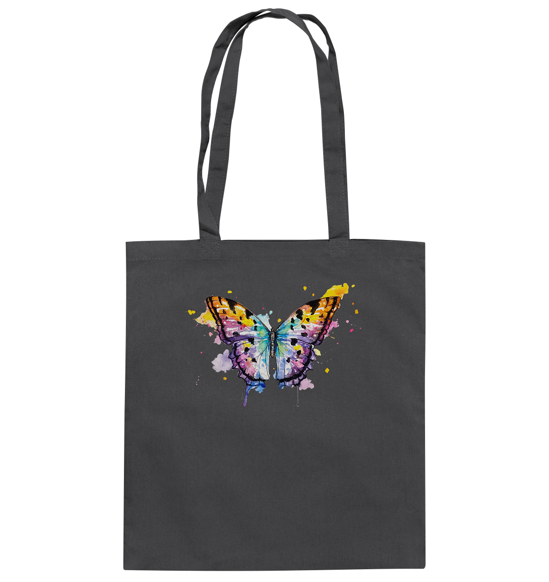 Bunter Schmetterling - Baumwolltasche