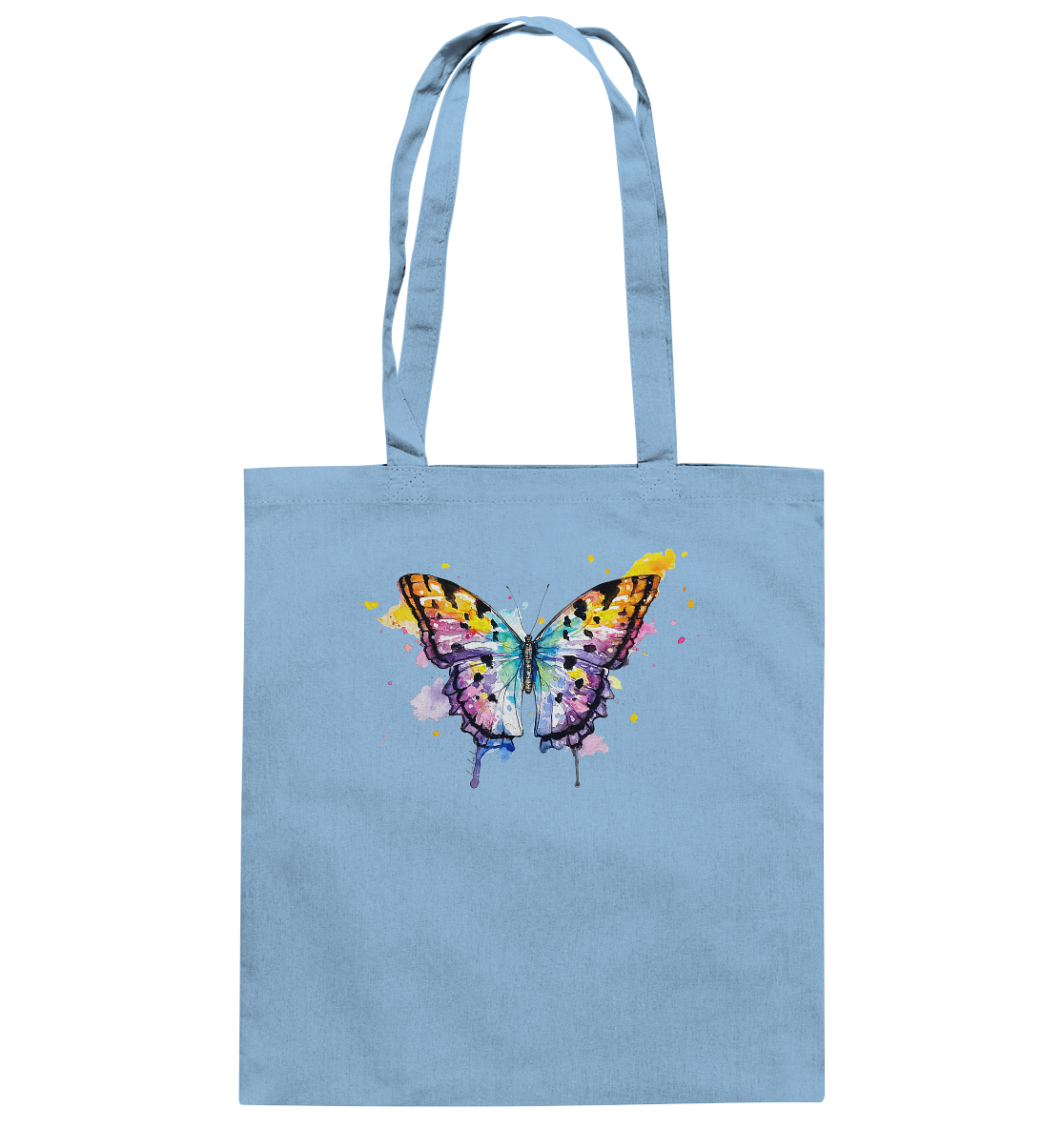 Bunter Schmetterling - Baumwolltasche