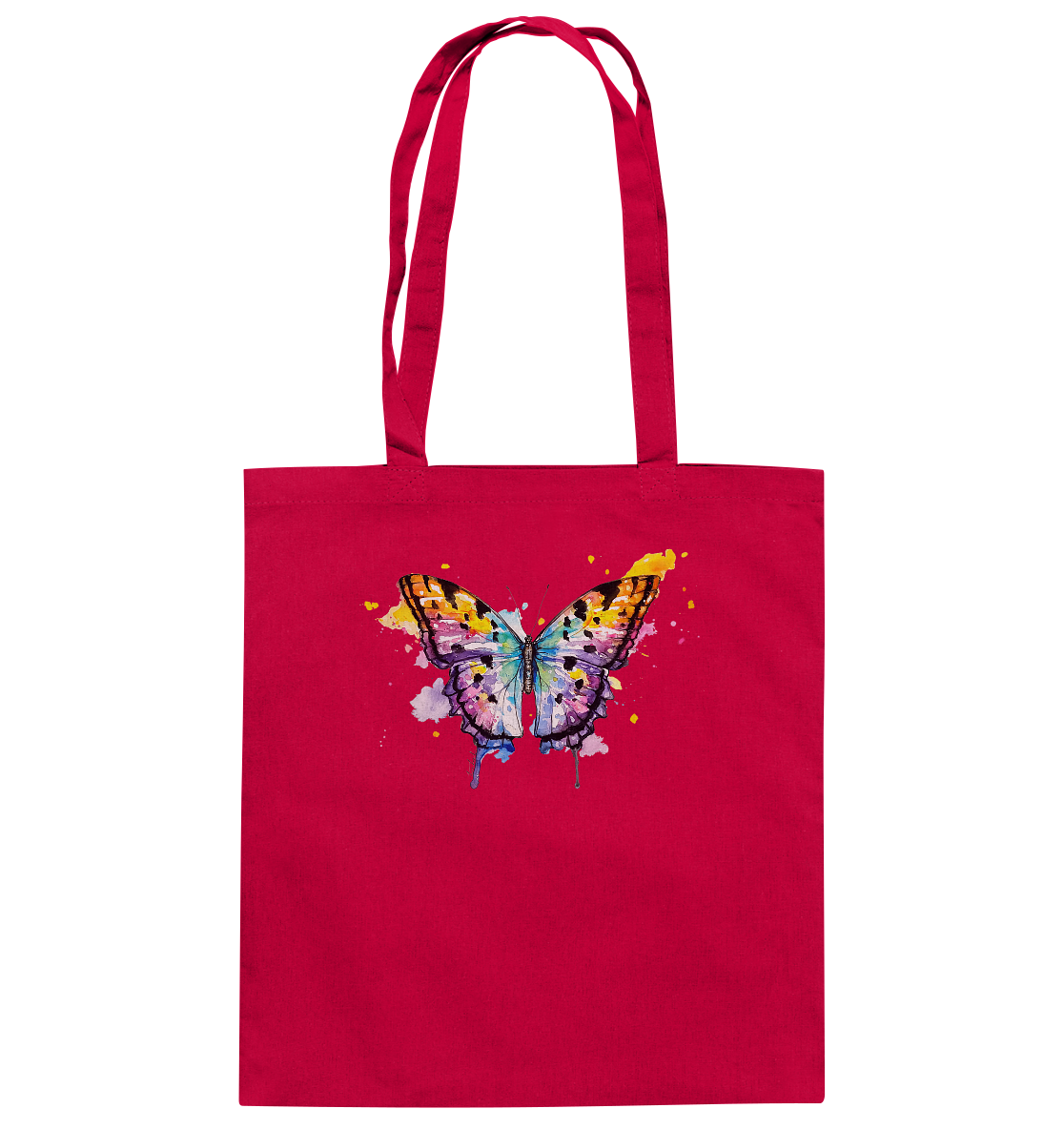 Bunter Schmetterling - Baumwolltasche