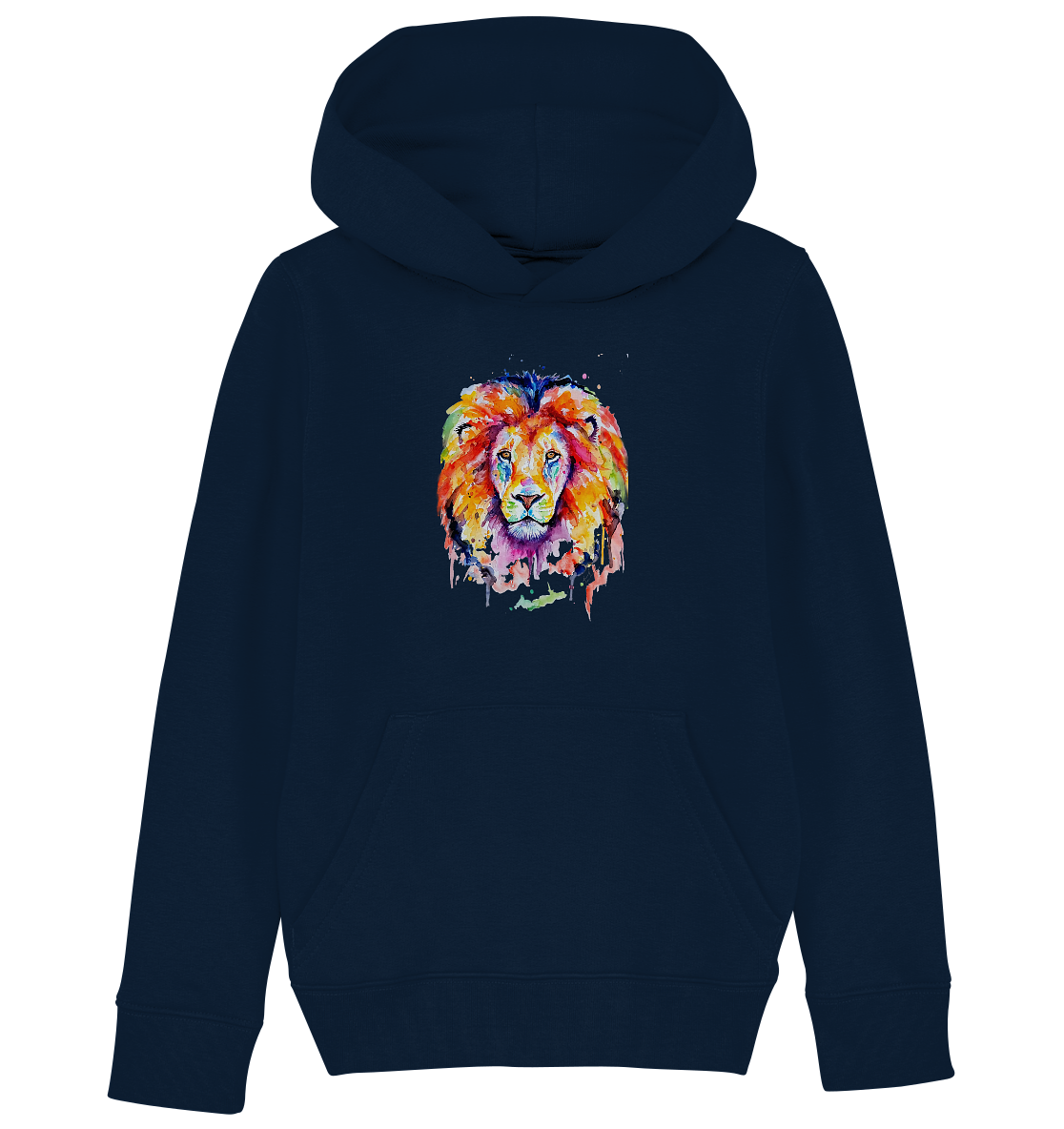 Bunter Löwe - Kids Organic Hoodie