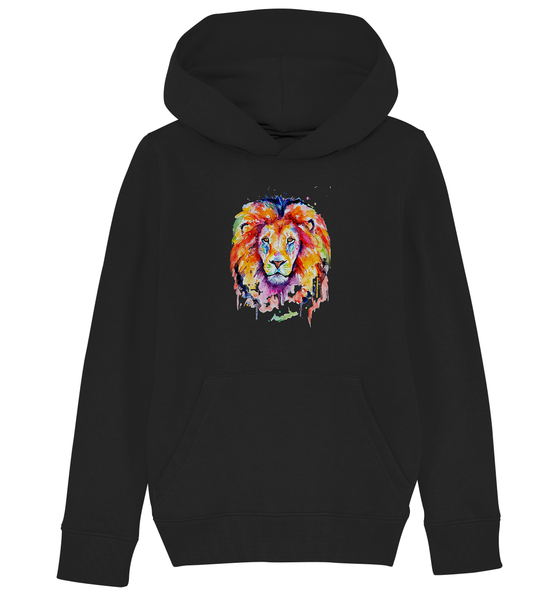 Bunter Löwe - Kids Organic Hoodie