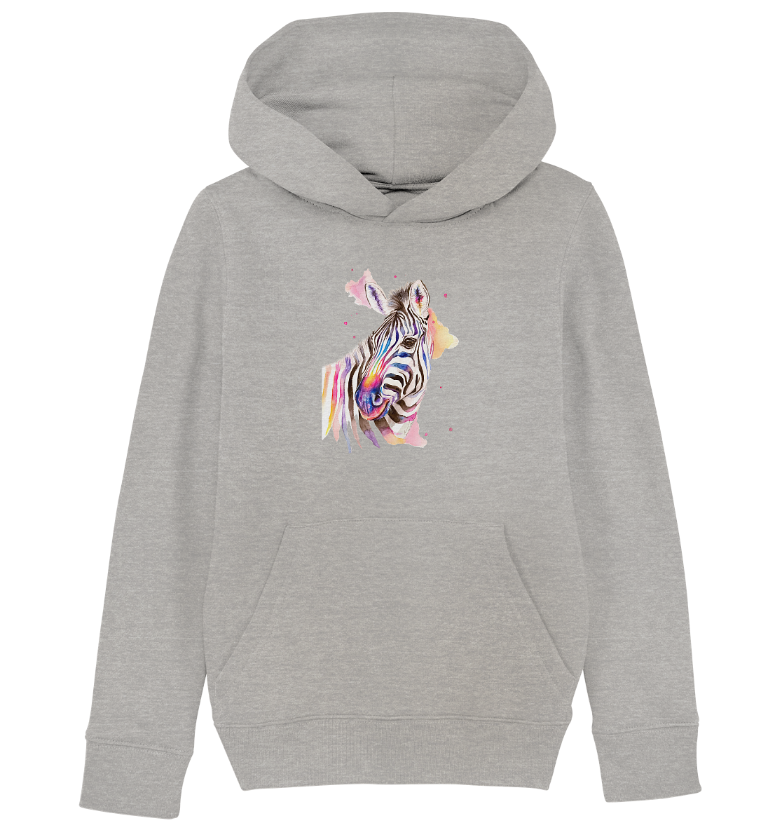 Buntes Zebra - Kids Organic Hoodie