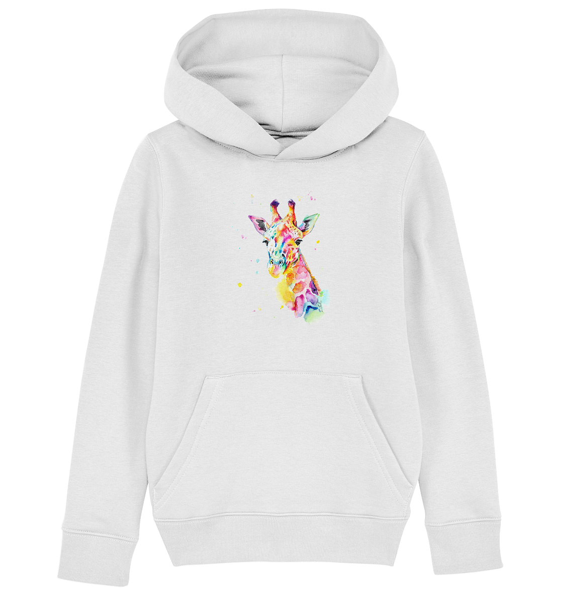 Bunte Giraffe - Kids Organic Hoodie