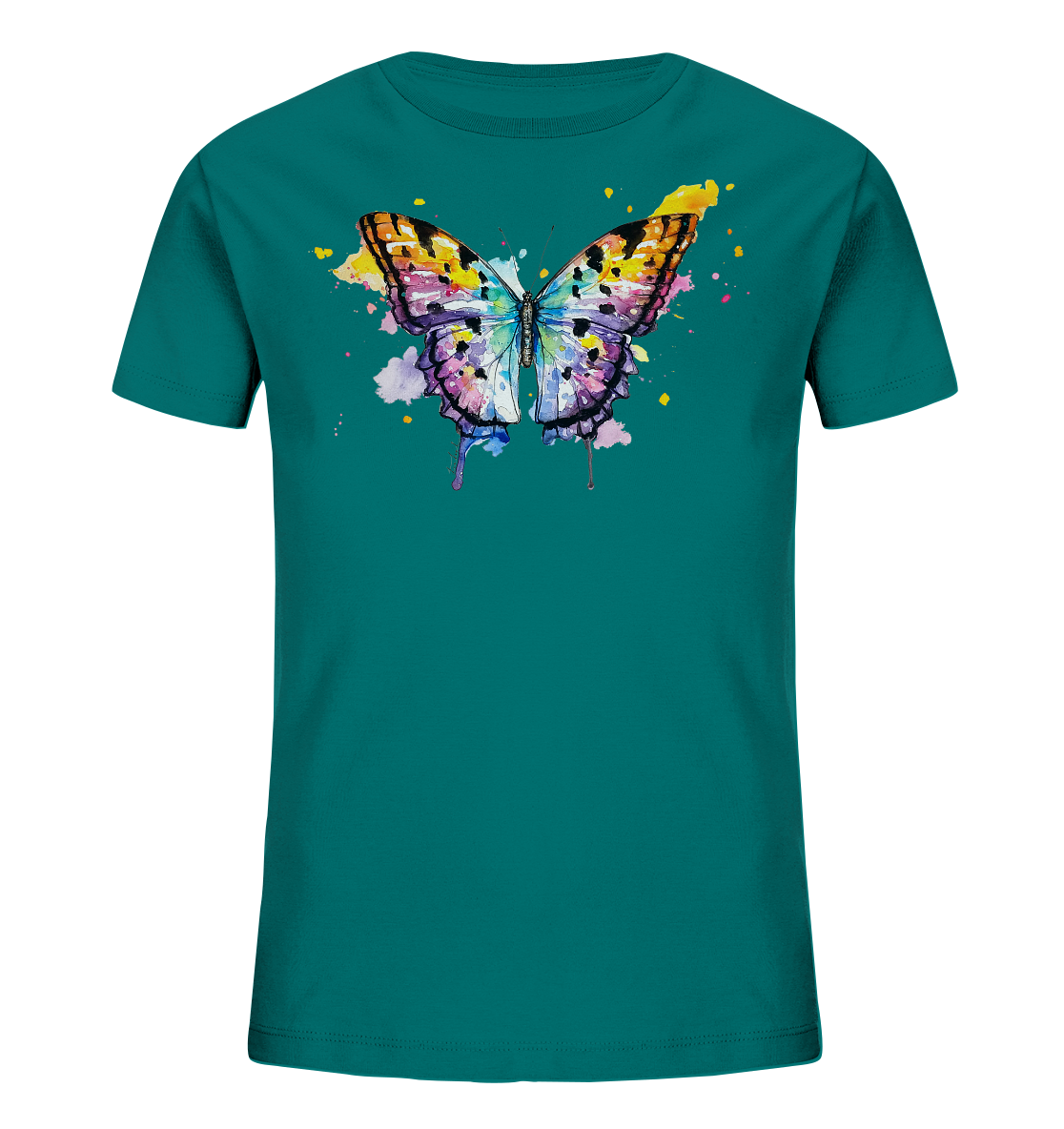 Bunter Schmetterling - Kids Organic Shirt