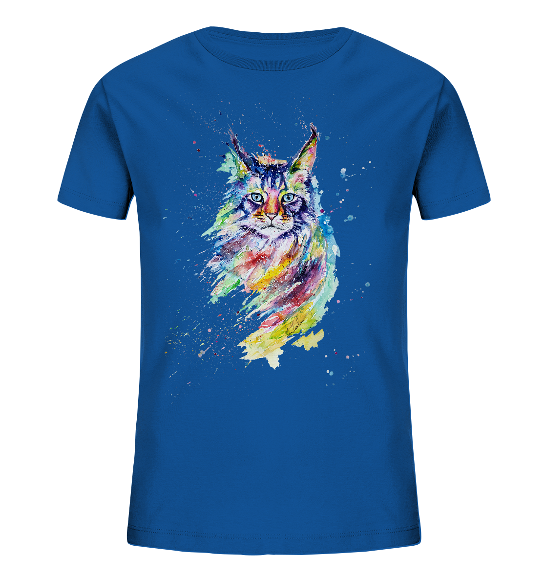 Bunte Katze - Kids Organic Shirt