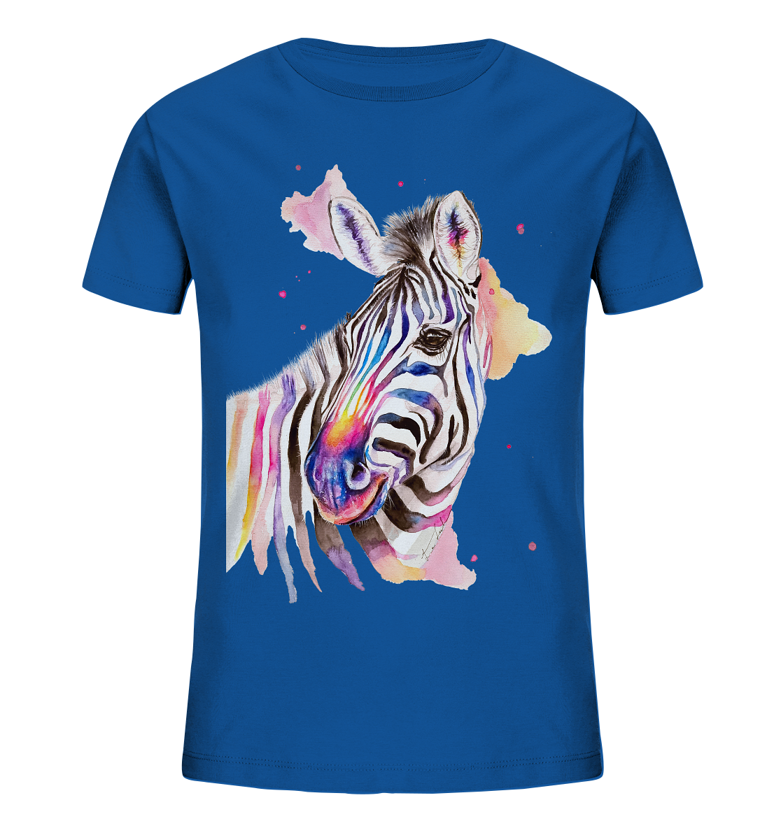 Buntes Zebra - Kids Organic Shirt