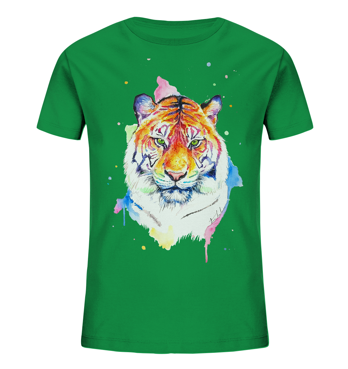 Bunter Tiger - Kids Organic Shirt