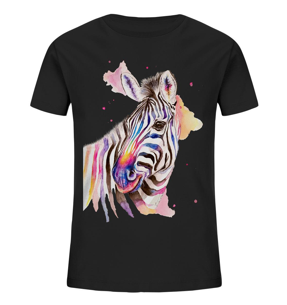 Buntes Zebra - Kids Organic Shirt