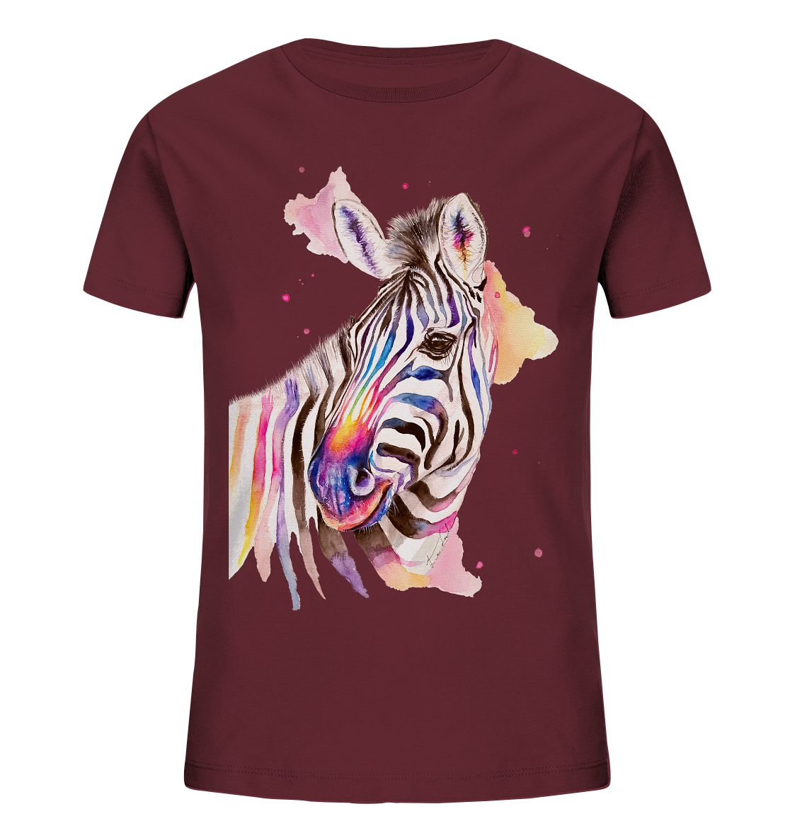 Buntes Zebra - Kids Organic Shirt