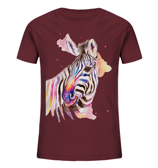 Buntes Zebra - Kids Organic Shirt