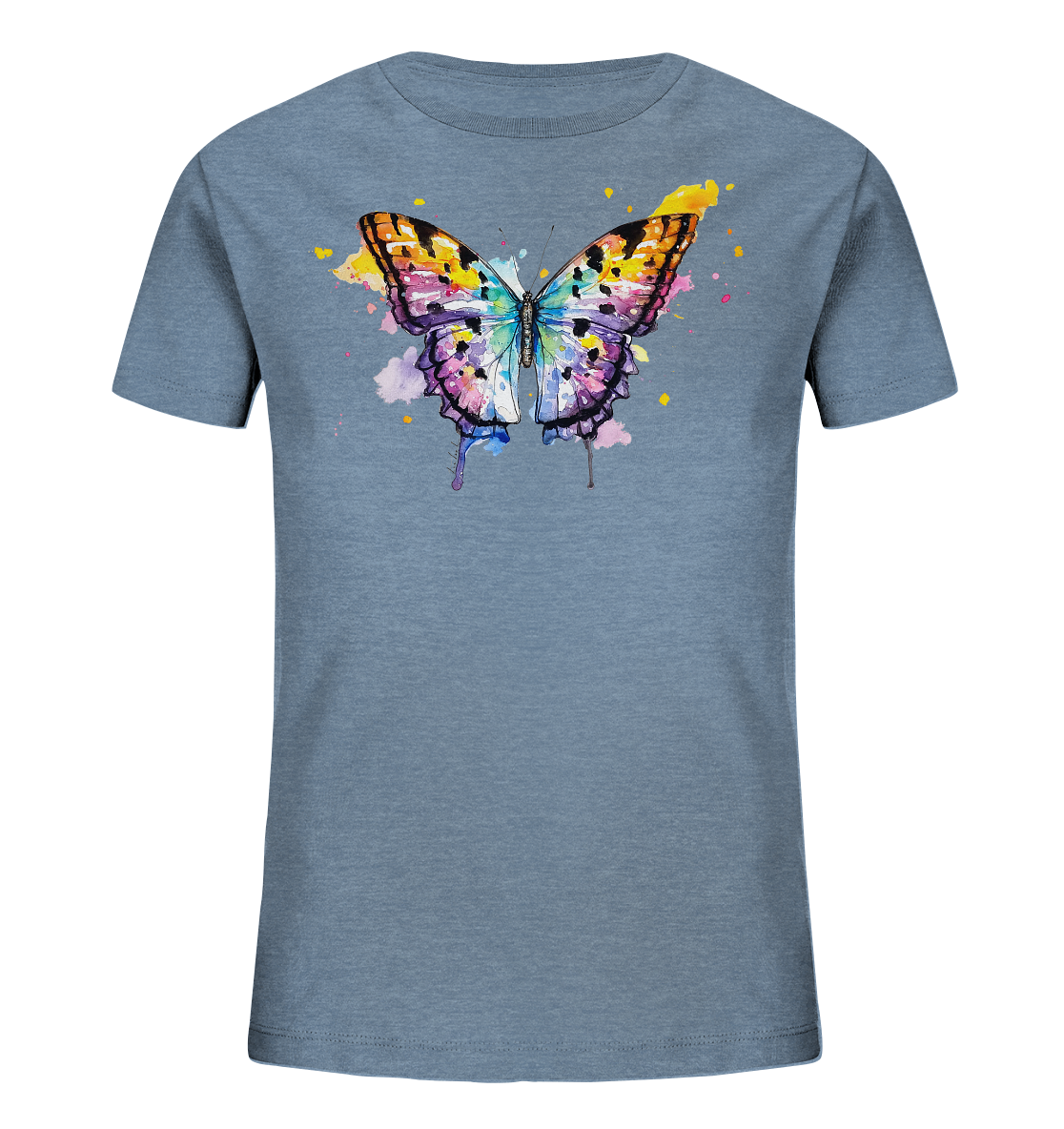 Bunter Schmetterling - Kids Organic Shirt