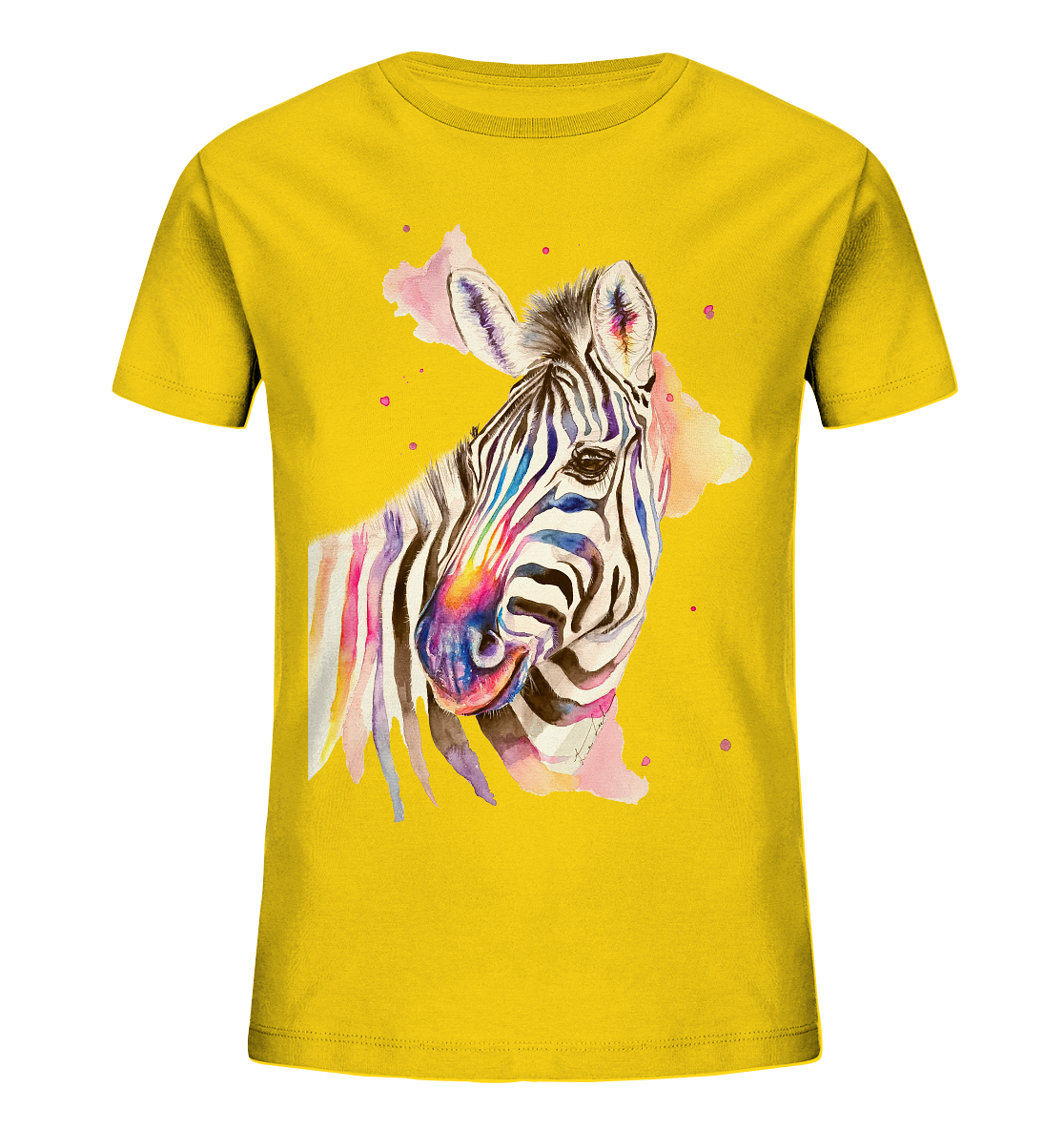 Buntes Zebra - Kids Organic Shirt