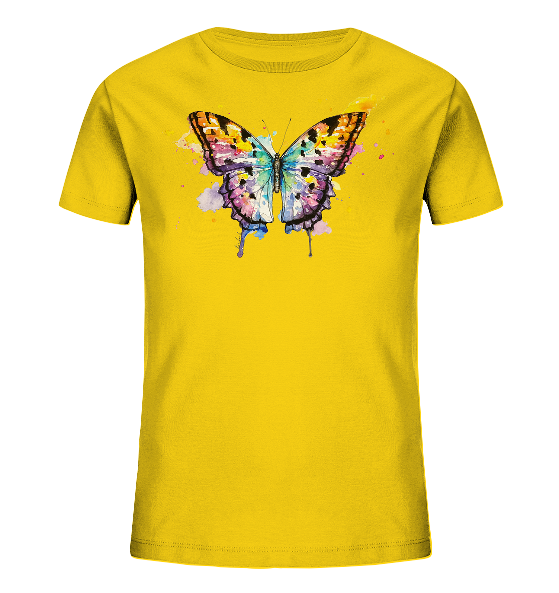 Bunter Schmetterling - Kids Organic Shirt
