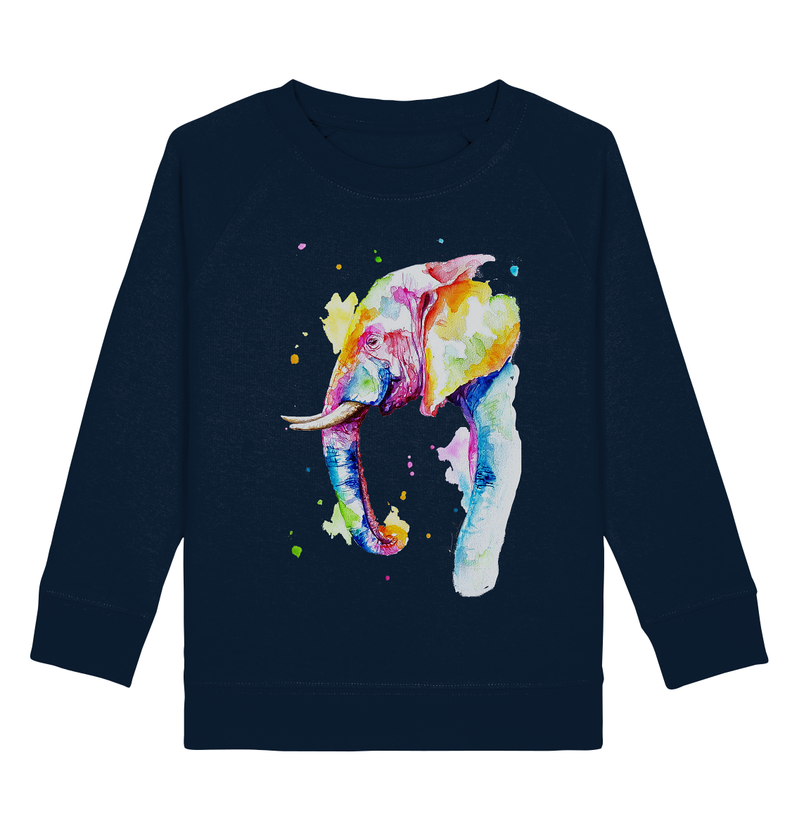 Bunter Elefant - Kids Organic Sweatshirt