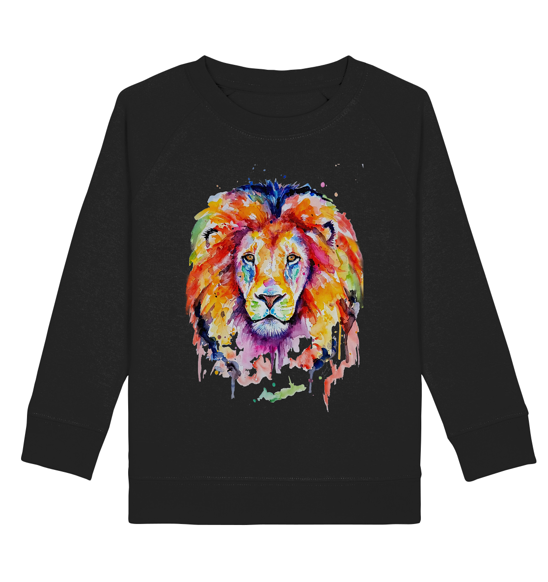 Bunter Löwe - Kids Organic Sweatshirt