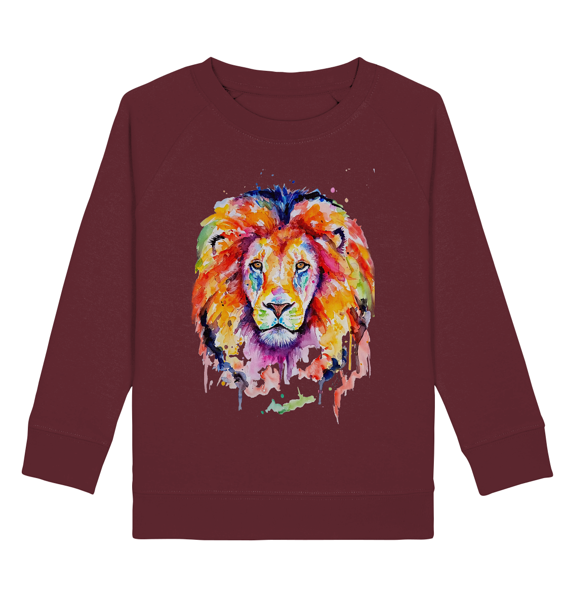 Bunter Löwe - Kids Organic Sweatshirt