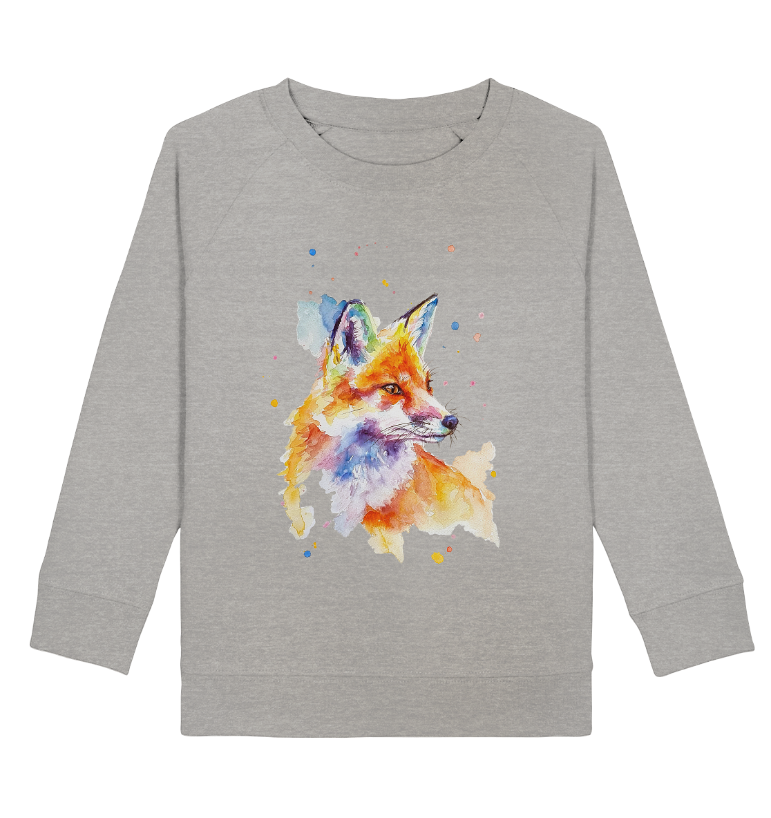 Bunter Fuchs - Kids Organic Sweatshirt