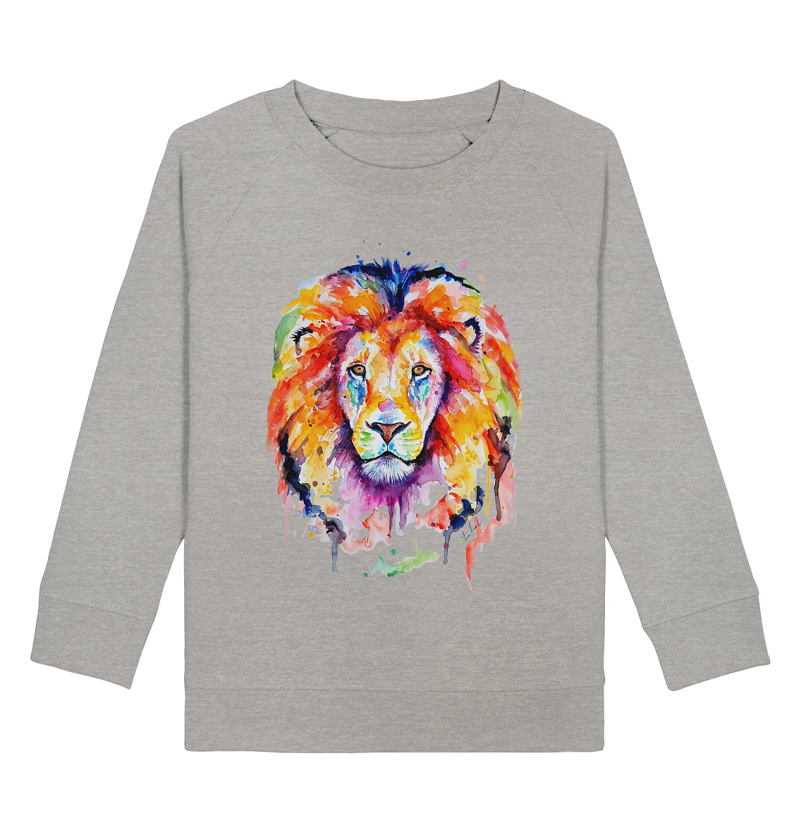 Bunter Löwe - Kids Organic Sweatshirt