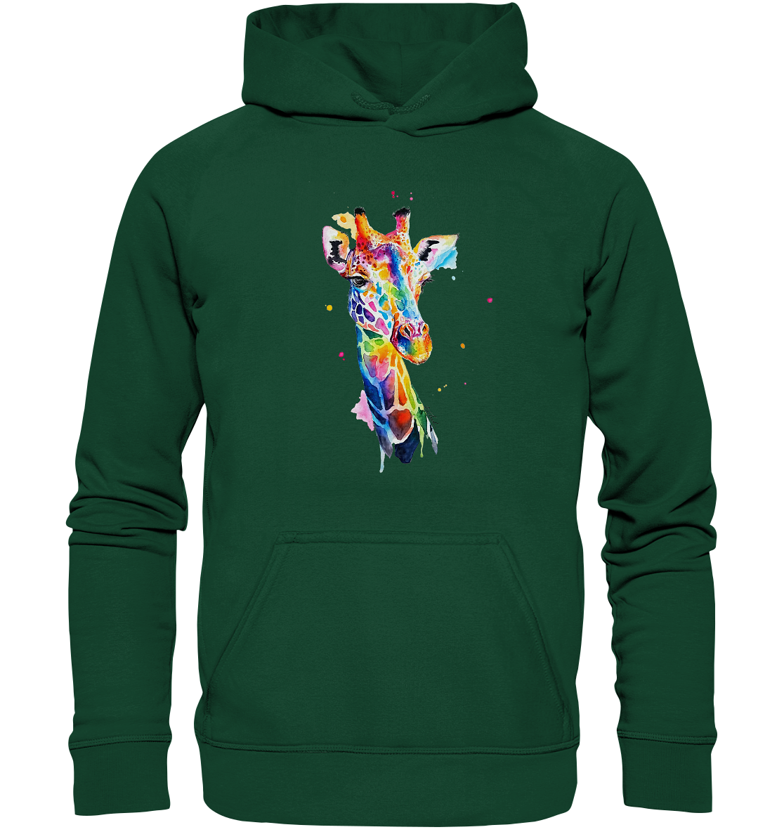 Motiv farbenfrohe Giraffe - Kids Premium Hoodie