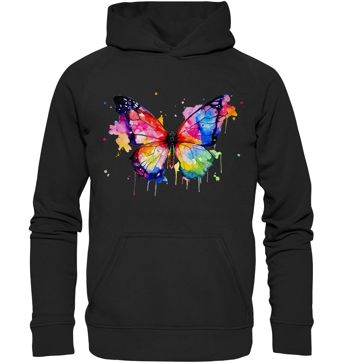 Motiv farbenfroher Schmetterling - Kids Premium Hoodie