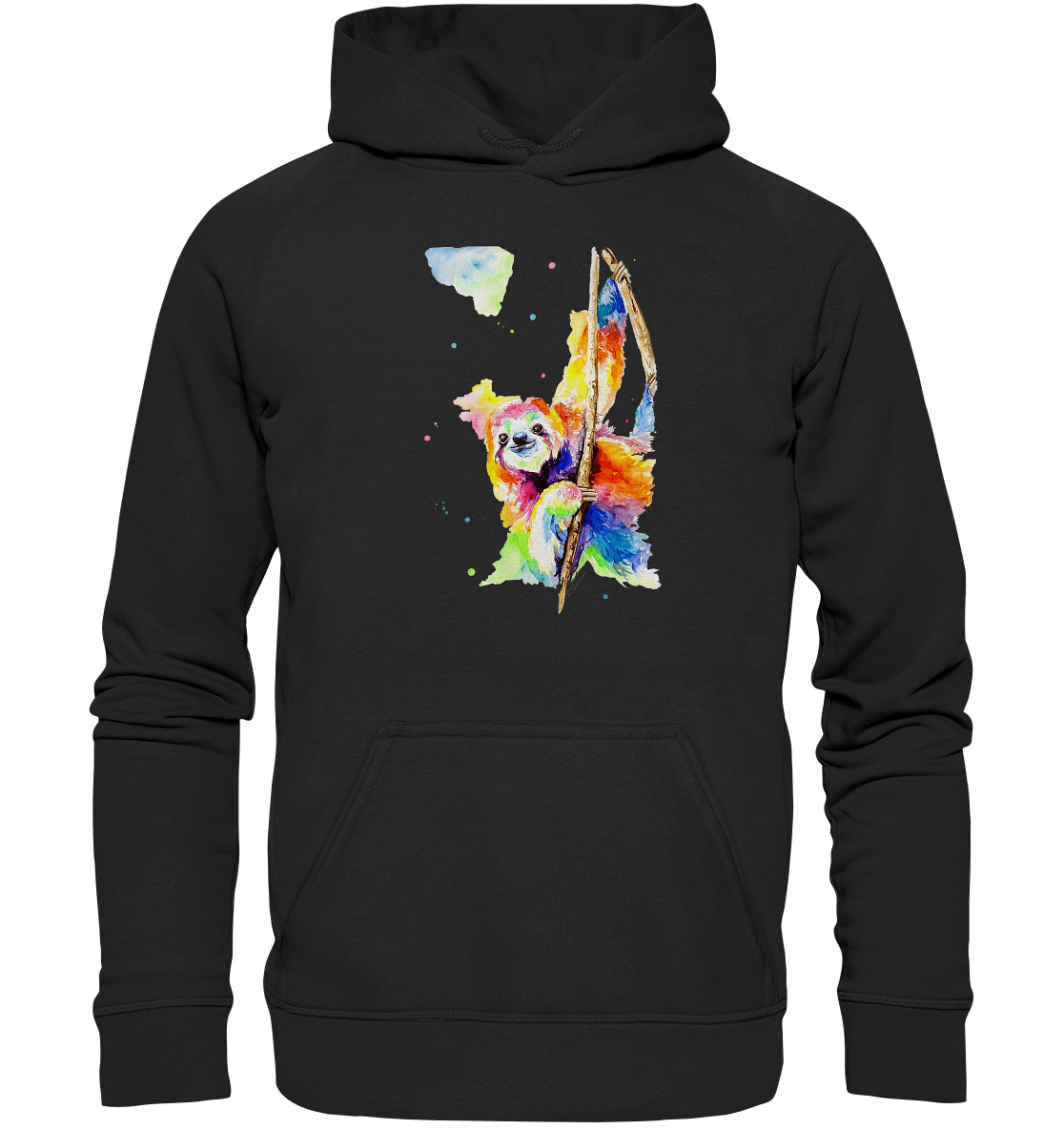 Buntes Faultier - Kids Premium Hoodie