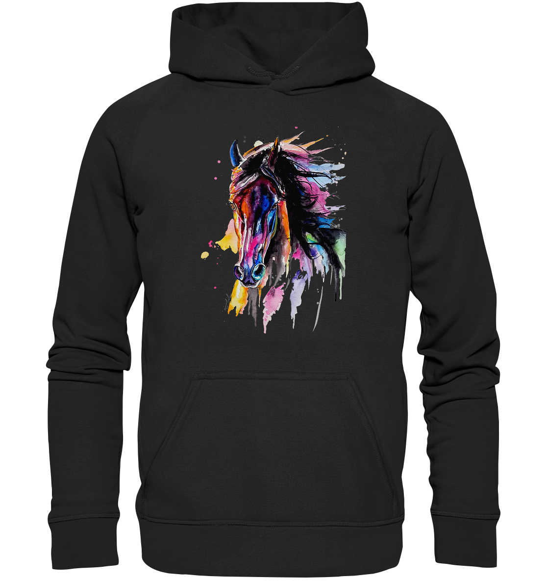 Schwarzes Pferd - Kids Premium Hoodie