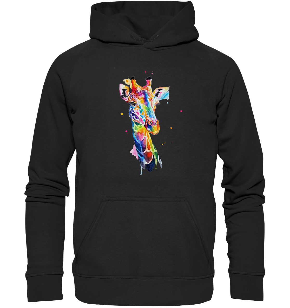 Motiv farbenfrohe Giraffe - Kids Premium Hoodie