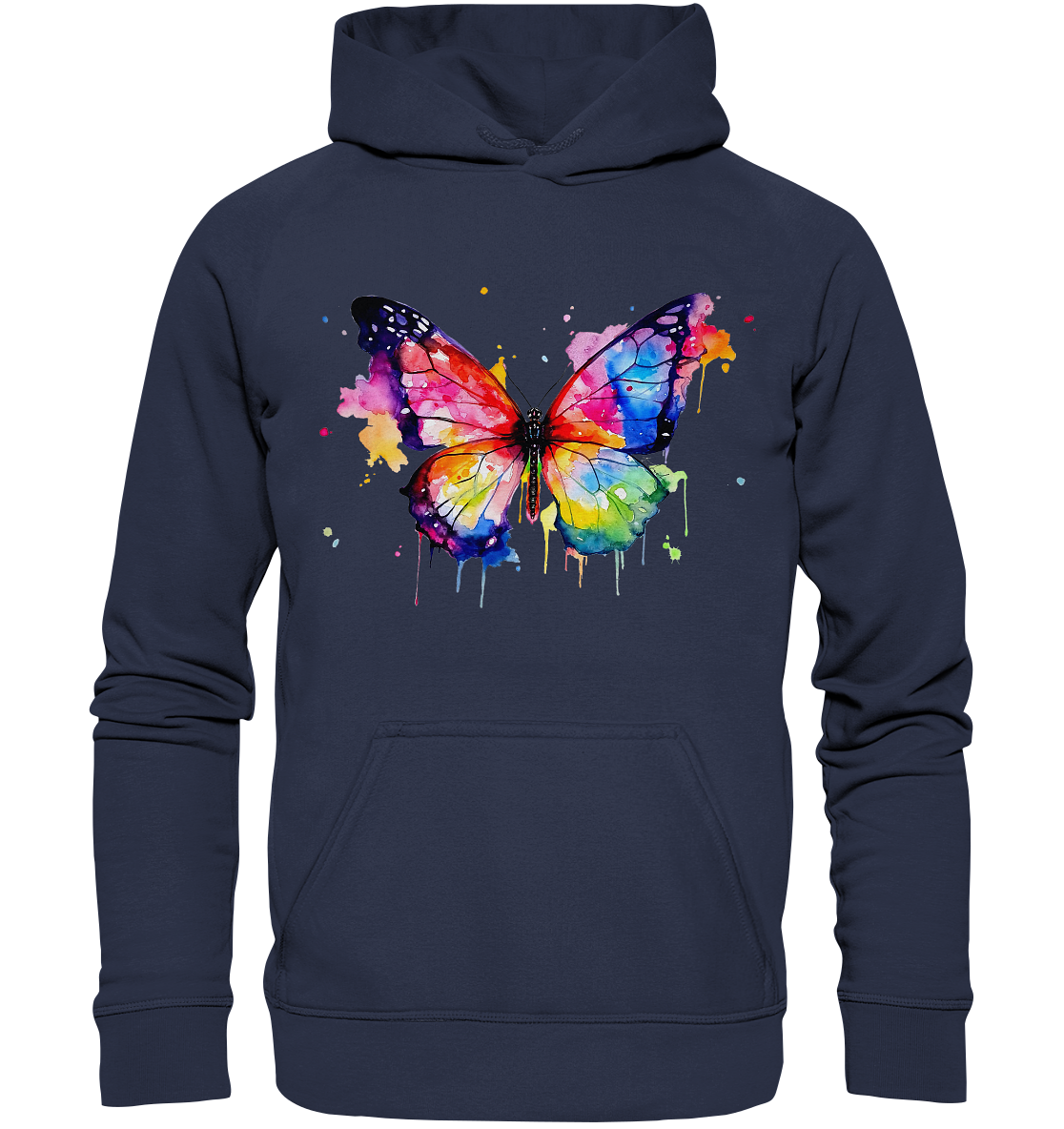 Motiv farbenfroher Schmetterling - Kids Premium Hoodie