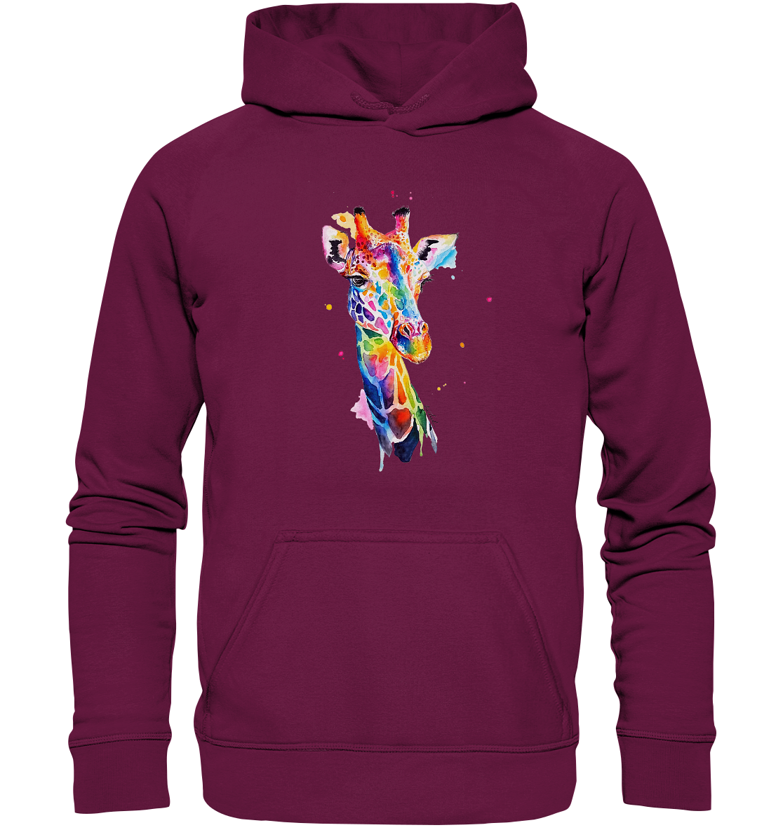 Motiv farbenfrohe Giraffe - Kids Premium Hoodie