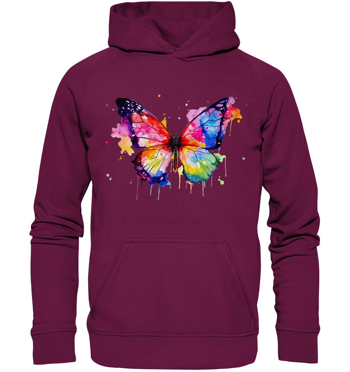 Motiv farbenfroher Schmetterling - Kids Premium Hoodie