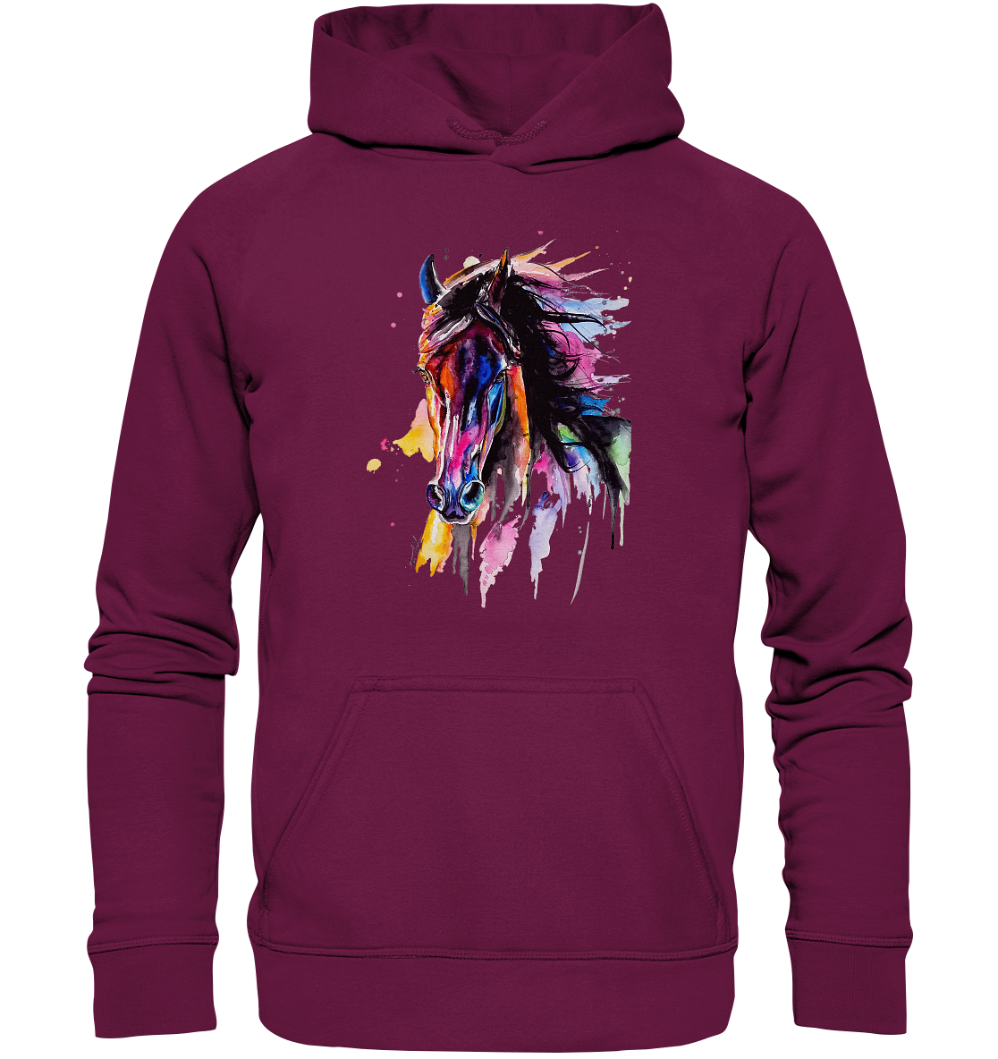 Schwarzes Pferd - Kids Premium Hoodie