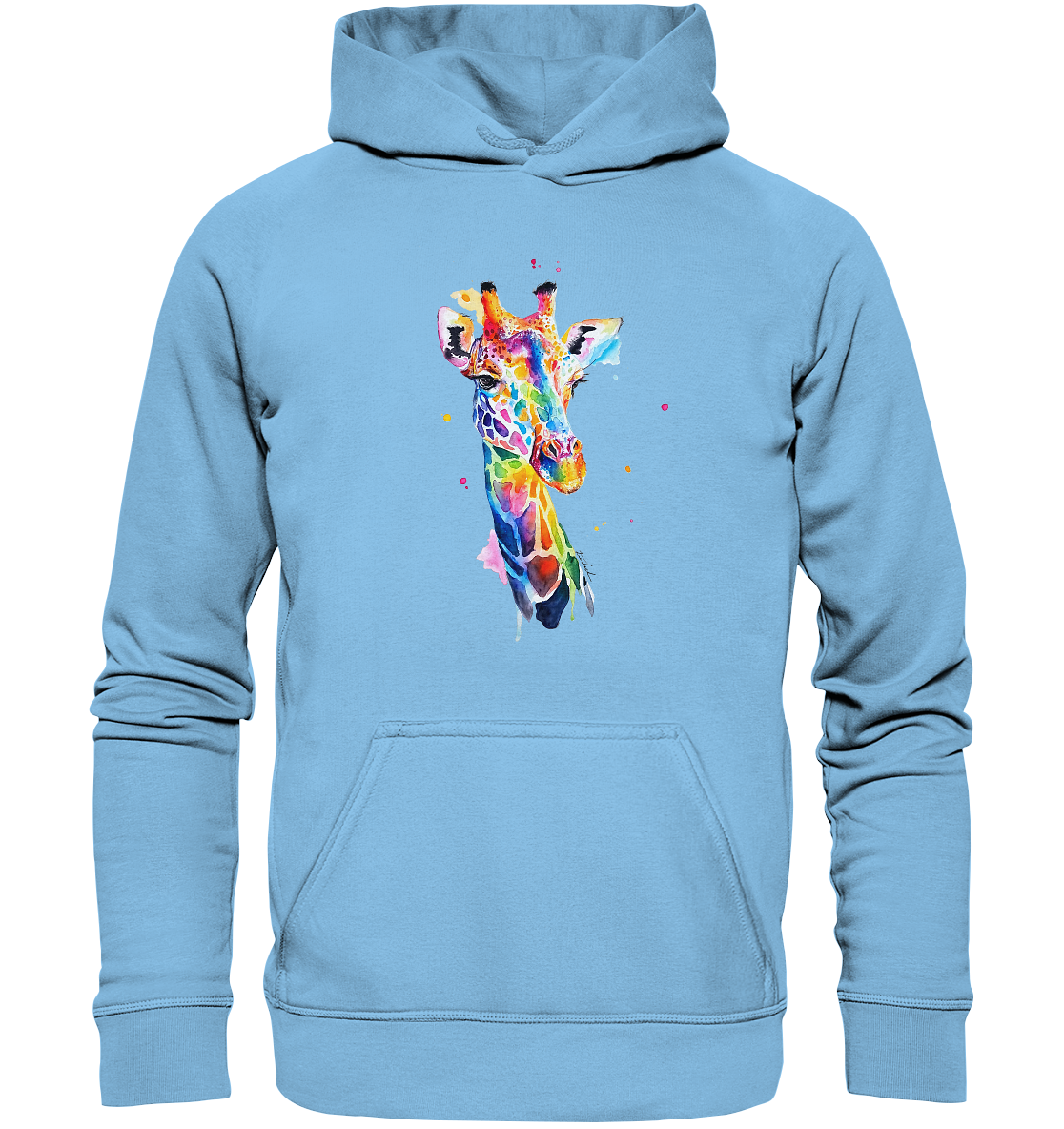 Motiv farbenfrohe Giraffe - Kids Premium Hoodie