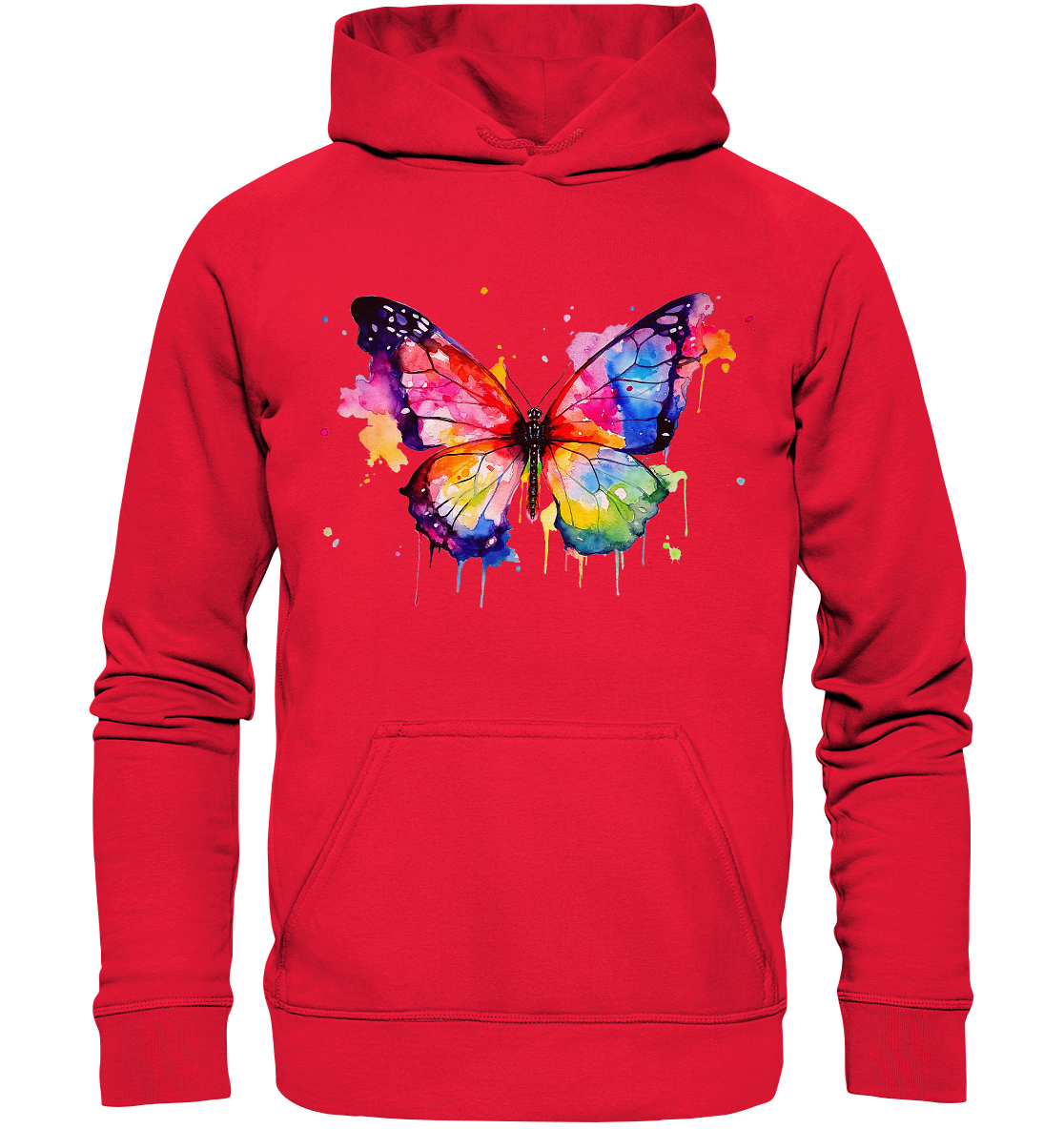 Motiv farbenfroher Schmetterling - Kids Premium Hoodie